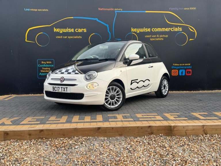 2017 Fiat 500 1.2 Pop Star 3dr HATCHBACK PETROL Manual