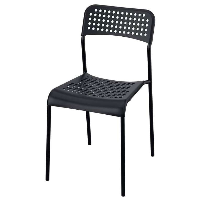 Ikea black chair 