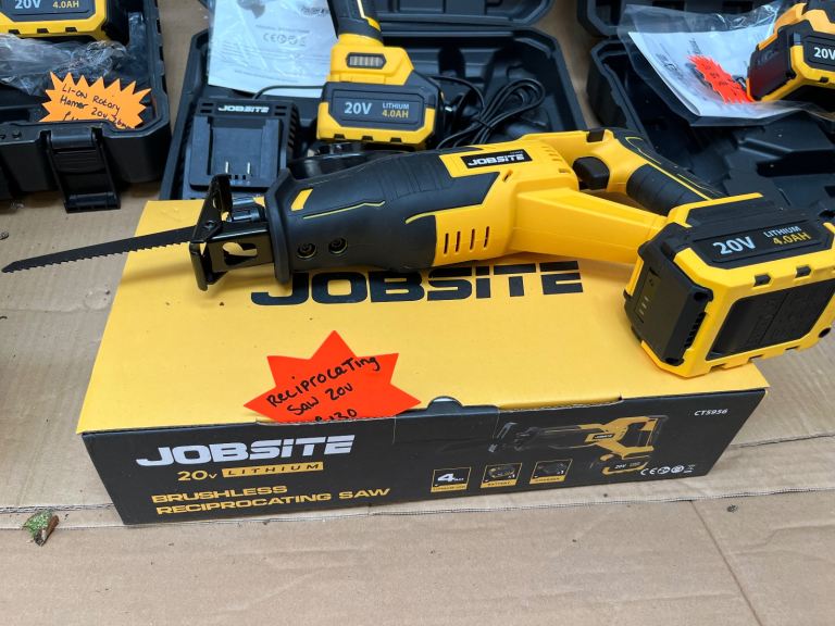 JOBSITE 20v CORDLESS POWER TOOLS 