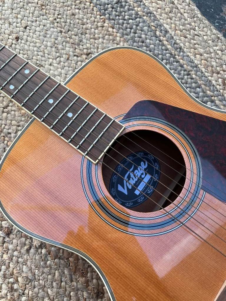 Vintage V300 acoustic guitar