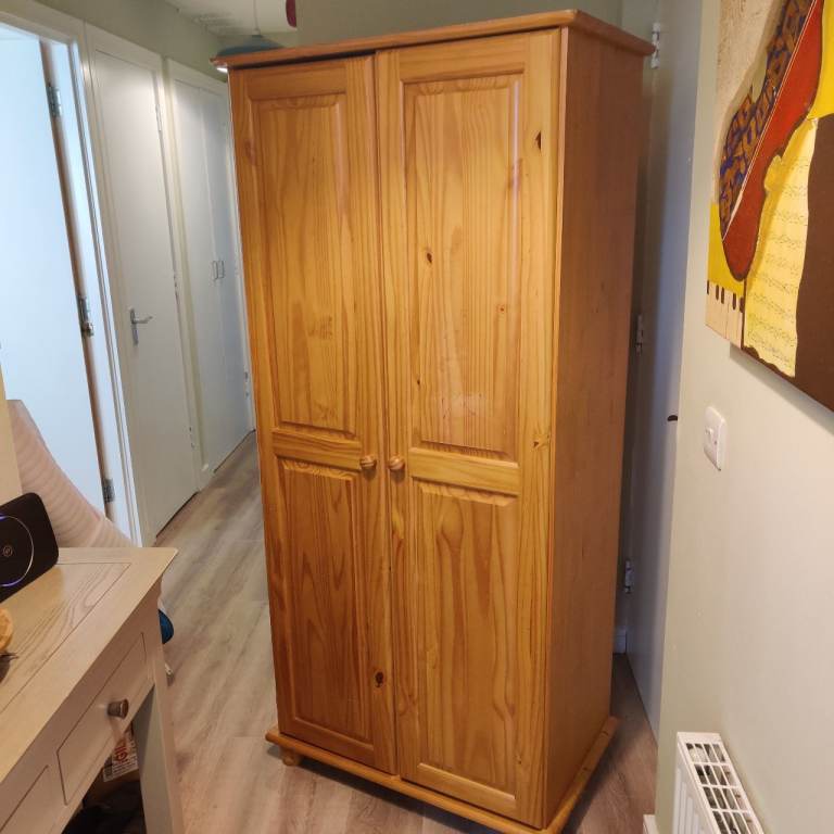 Pine wardrobe 