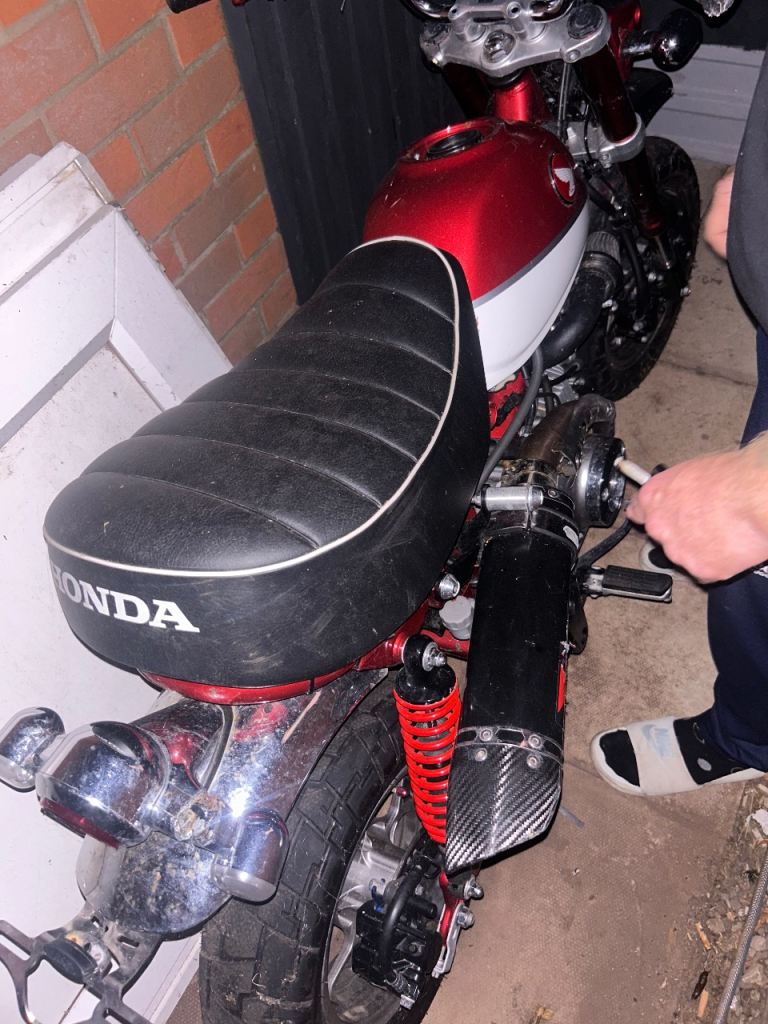 Red Honda Monkey Bike – Good Condition, Ready to Ride