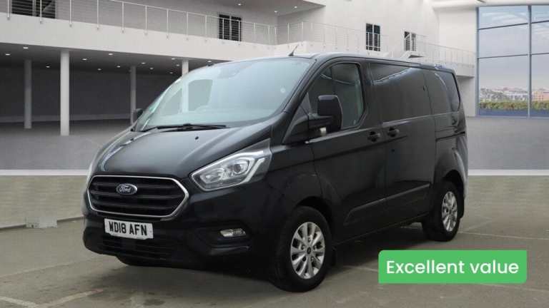 2018 Ford Transit Custom 2.0 EcoBlue 130ps Low Roof Limited Van PANEL VAN DIESEL Manual