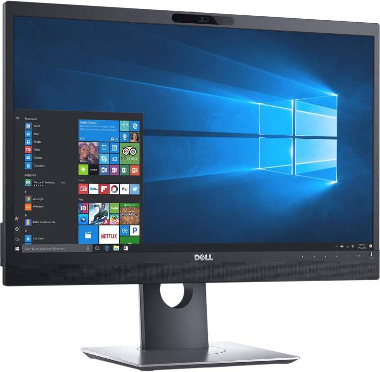 Dell 24" Monitor with Built-in Webcam & USB Hub