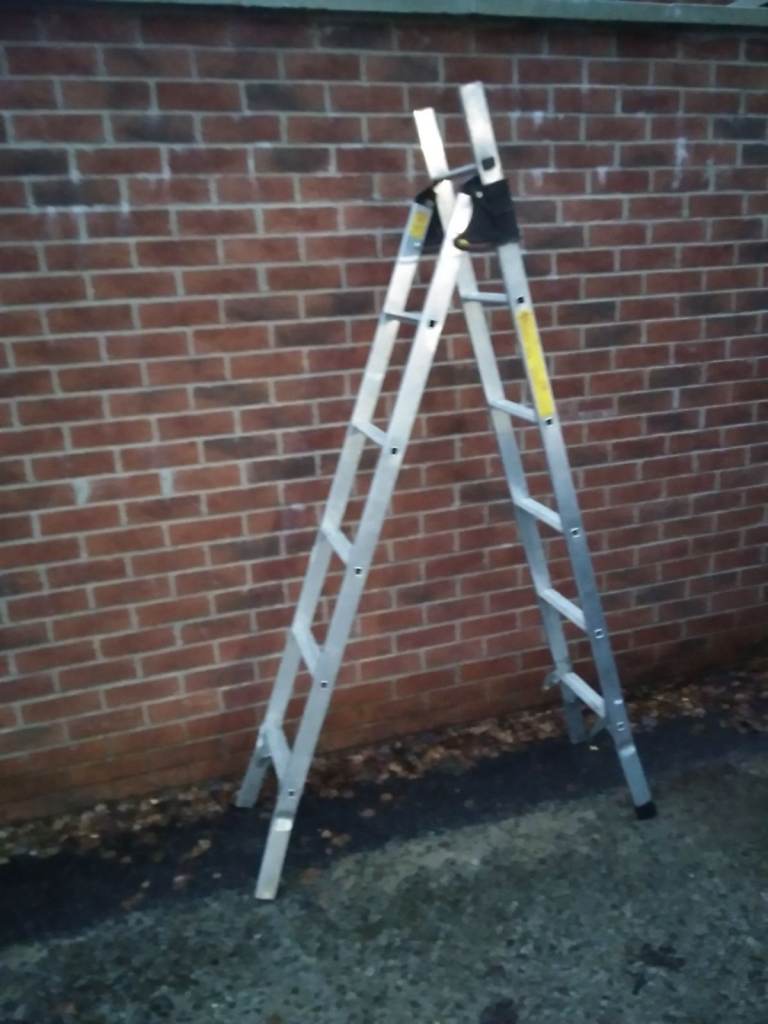 YOUNG MAN 3 WAY COMBINTION LADDER - STRONG BUT VERY LIGHT TO CARRY