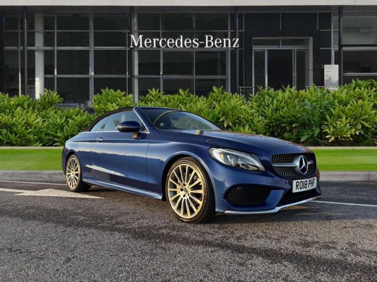 2018 Mercedes-Benz C Class C220d AMG Line Premium Plus 2dr Auto Convertible Diesel Automatic