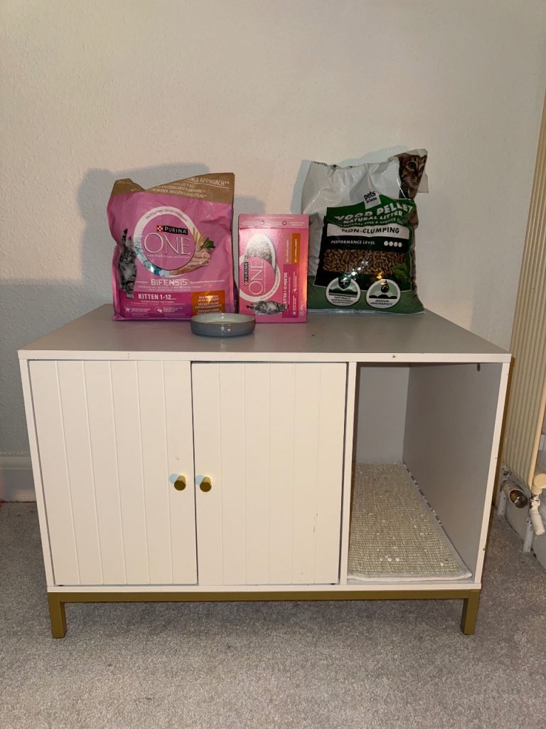 image for Cat Kitten Litter Furniture Food Bowl