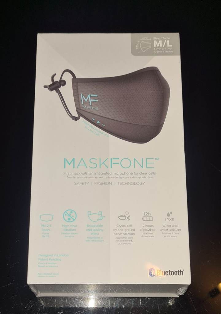 Maskfone (Face Mask With Built-in Headphones)