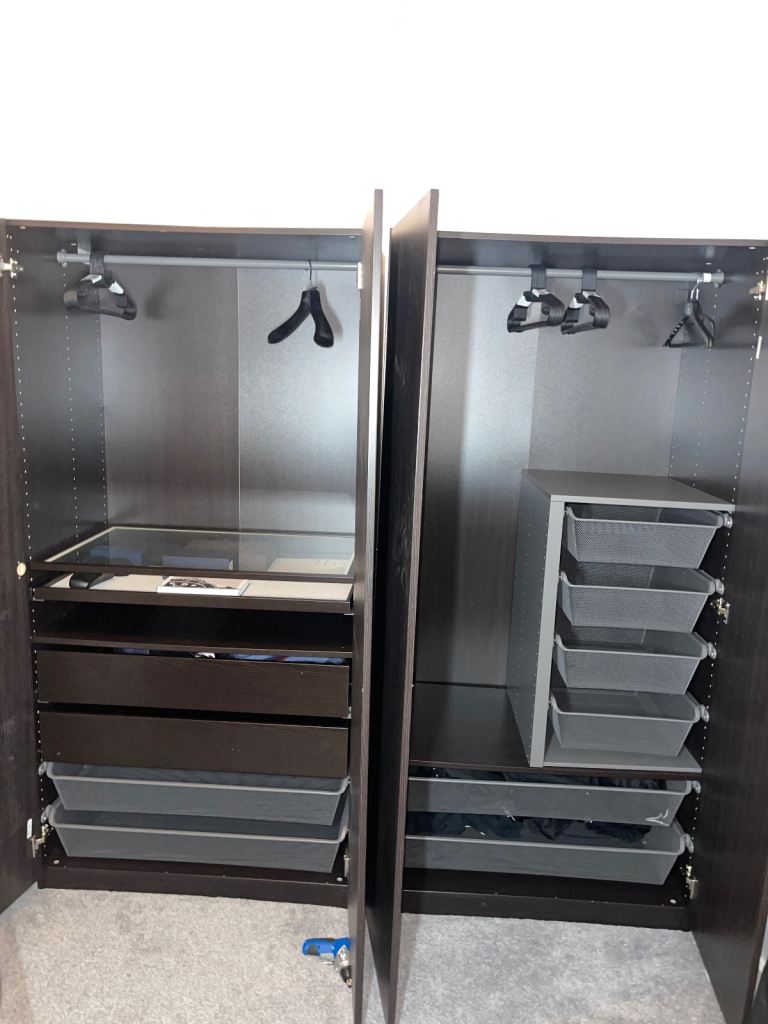 image for 2 wardrobe for sell everything is included 