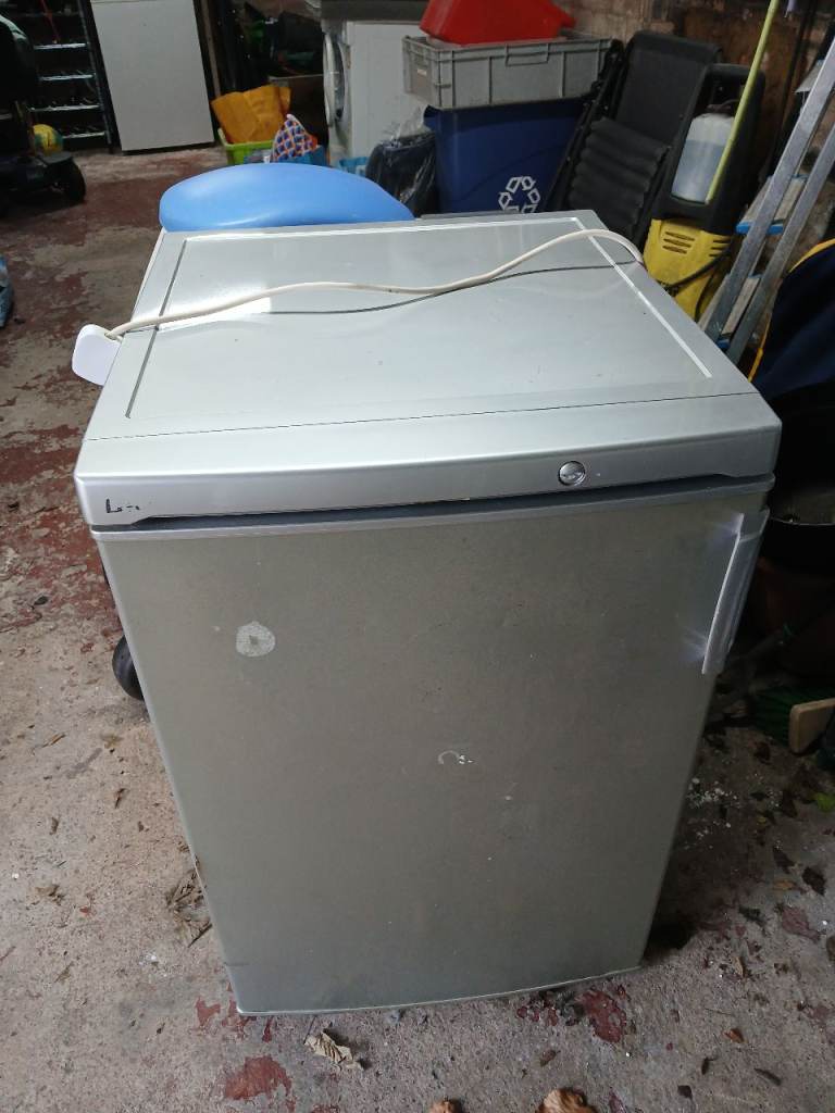 Silver under counter freezer