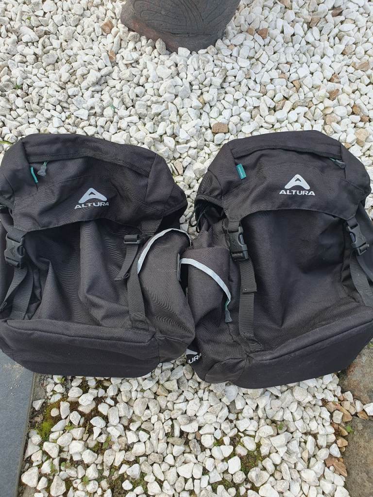 Altura Bike Panniers – Black, Good Condition