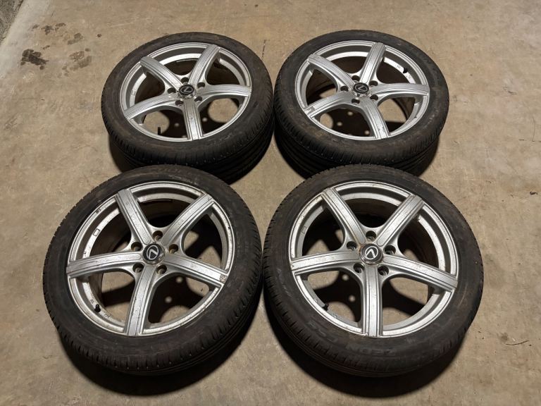 17” Lexus IS200 Fox MS007 Aftermarket Alloys 5x114.3