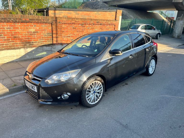 FORD FOCUS ZETEC 2013 1.6 TDCI 6 SPEED TAX £20 BLACK 