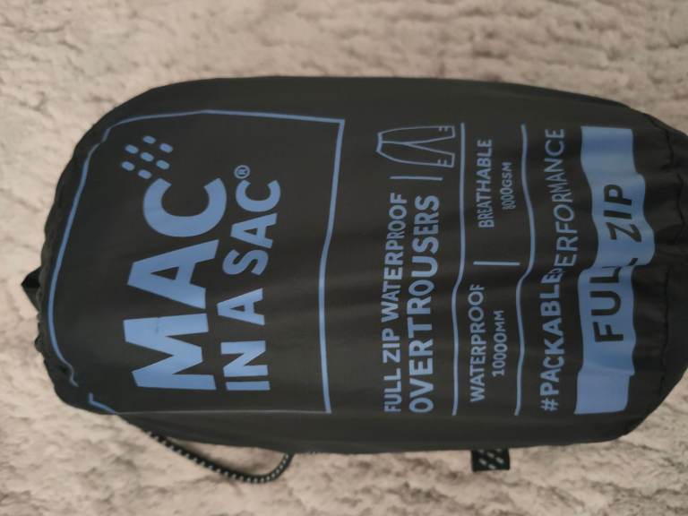 Mac in a Sac - Waterproof Over trousers Full Zip
