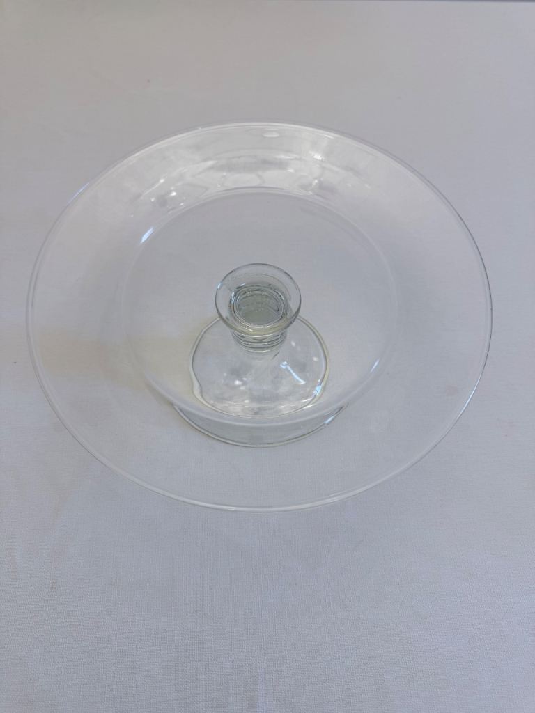 Cake serving stand plate