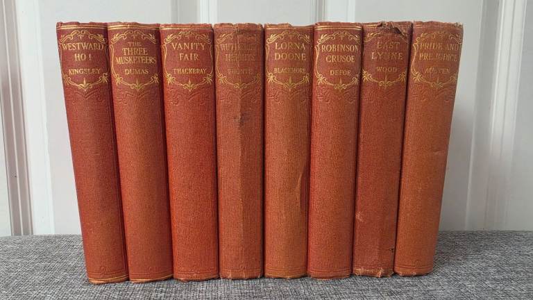Vintage classic literature book set
