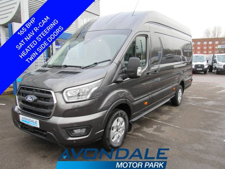  Ford Transit 350 EcoBlue Limited L4 XLWB 165 BHP RWD HIGH SPEC JUMBO GREY VAN Panel Van Diesel M...
