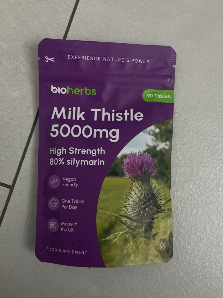 Bioherbs Milk Thistle 5000mg - 90 Tablets, New