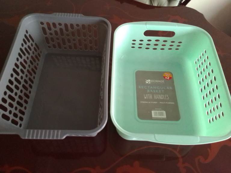 2 Strong and Sturdy 'Multi-Purpose' Storage Containers.