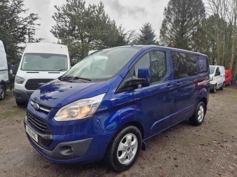 2018 Ford Transit Custom 2.0 TDCi 170ps Low Roof D/Cab Limited Van NO VAT NEW WET BELT PANEL VAN ...