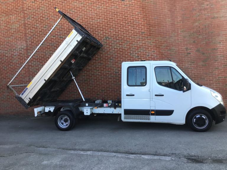 2017 Renault Master LL35TWdCi 130 Business Low Roof D/Cab Tipper CHASSIS CAB Diesel Manual
