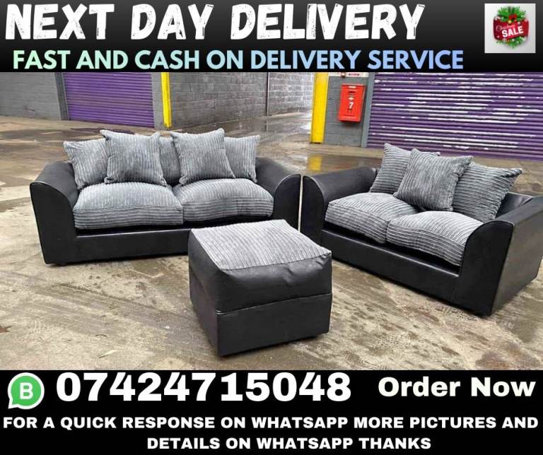 Cash on Delivery Available on Brand New Dylan Sofas