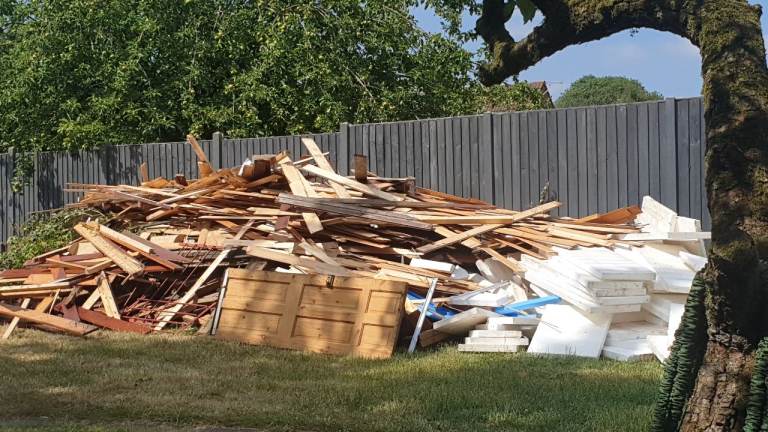 Free timber, wood and polystyrene 