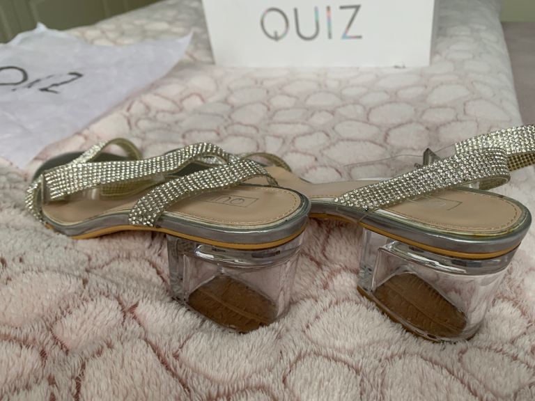 Size 8 Sparkly Quiz Sandals
