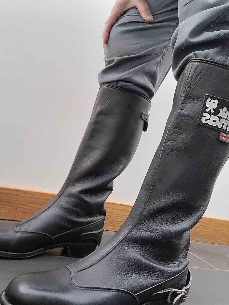 Leather Motorcycle Boots