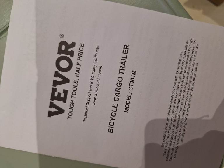 Vevor Bicycle Cargo Trailer - BRAND NEW