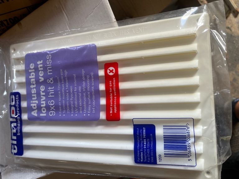 Timloc Adjustable hotAnd miss vent