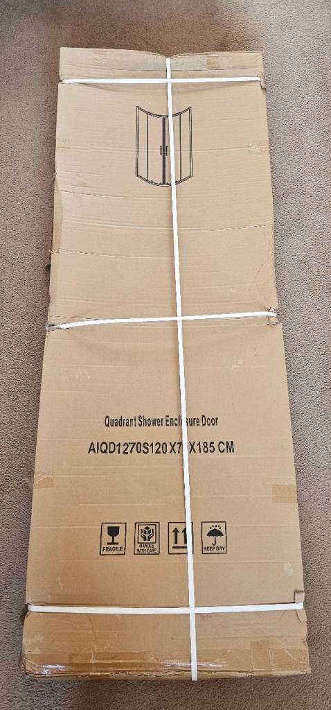Quadrant Shower Enclosure & Shower Tray - unused in packaging
