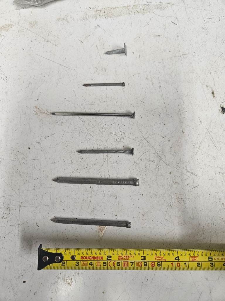 Job lot of assorted nails.