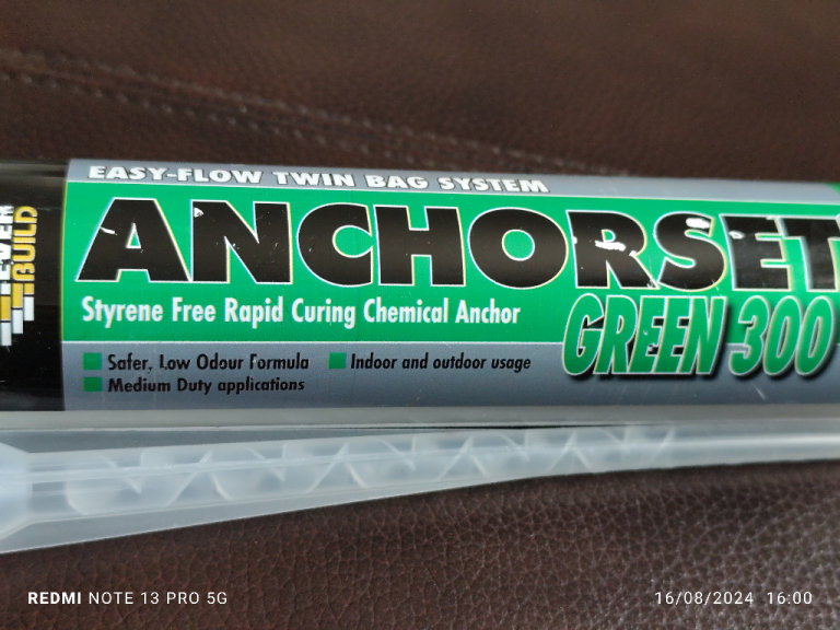 Anchorset Green 300 Chemical Anchor 