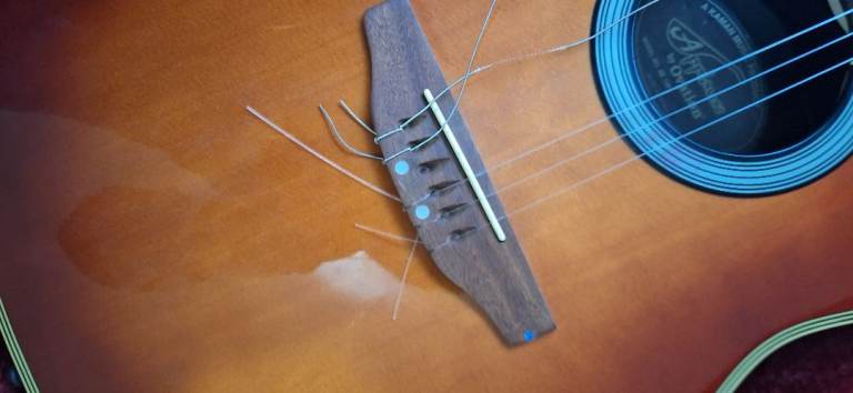 Electric/acoustic guitar, model AE138. Approx 20 years old. with hard case