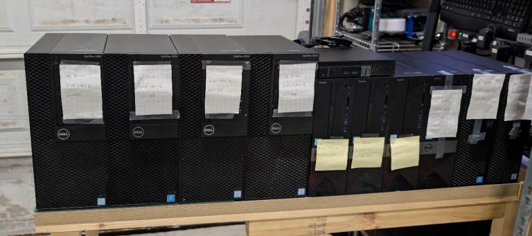 Job Lot - 11x Dell SFF PCs, Windows 11