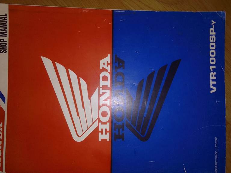 Honda vtr1000sp1/2  factory workshops manual 