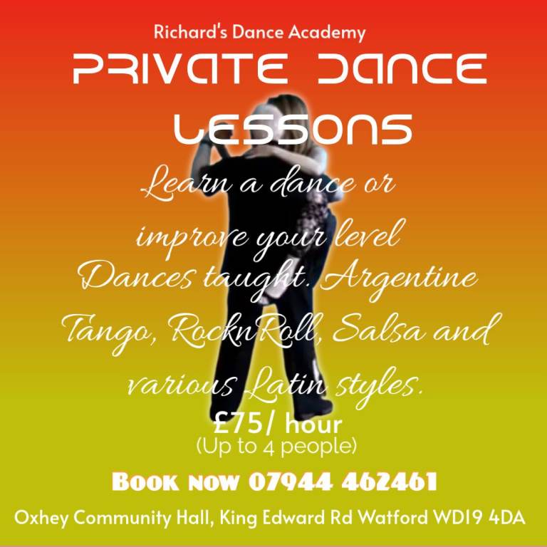 Private dance lessons with Richard 