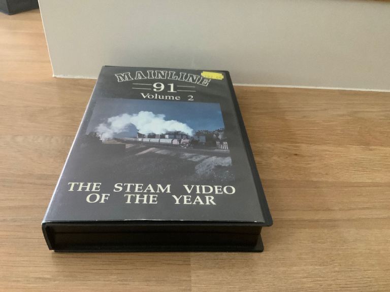8 Railway VHS tapes PSOV Mainline.