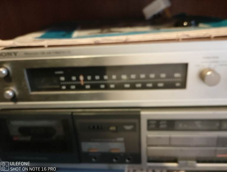 Sony cassette deck and tuner
