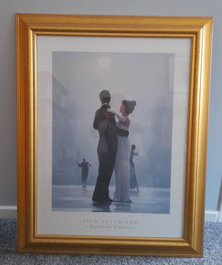 Jack Vettriano - Portland Gallery - Dance Me to the End of Love - Large Framed Print