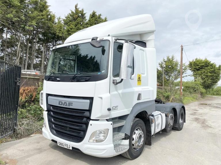 2016 DAF CF85,460 TRACTOR UNIT SLEEPER CAB WIND-KIT 3 AXLE MANUAL EURO-6 U-LEZ