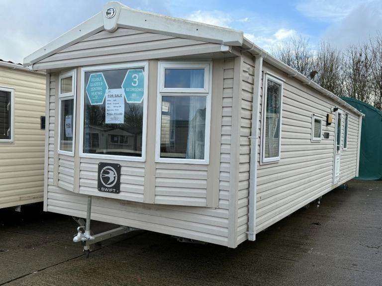 3 Bed 10ft wide Static Caravan - DG, CH - Offsite, Own Land, Self Build, Farms
