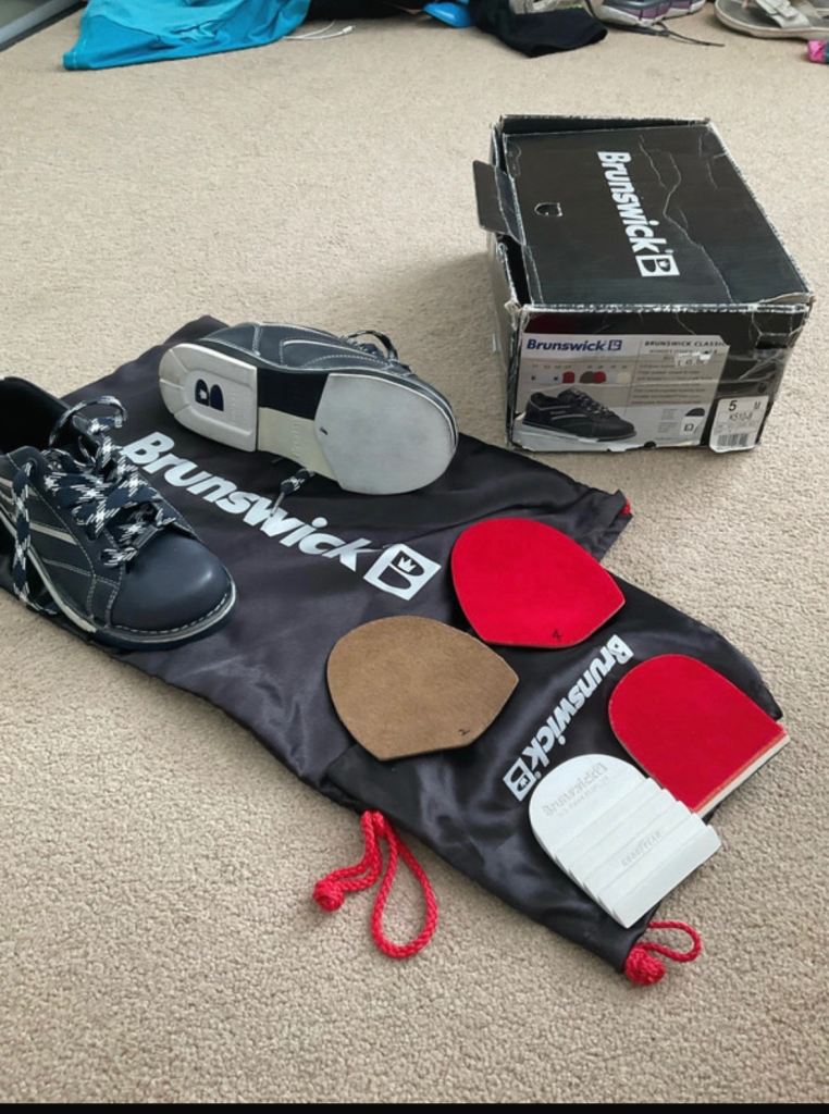 image for Leather Tenpin Bowling Shoes size 3 New