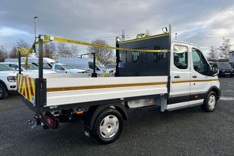 2025 Ford Transit 350 Trend L3 LWB Double Cab Dropside RWD 2.0 EcoBlue 165ps HDE DAP, AIR CON CHA...