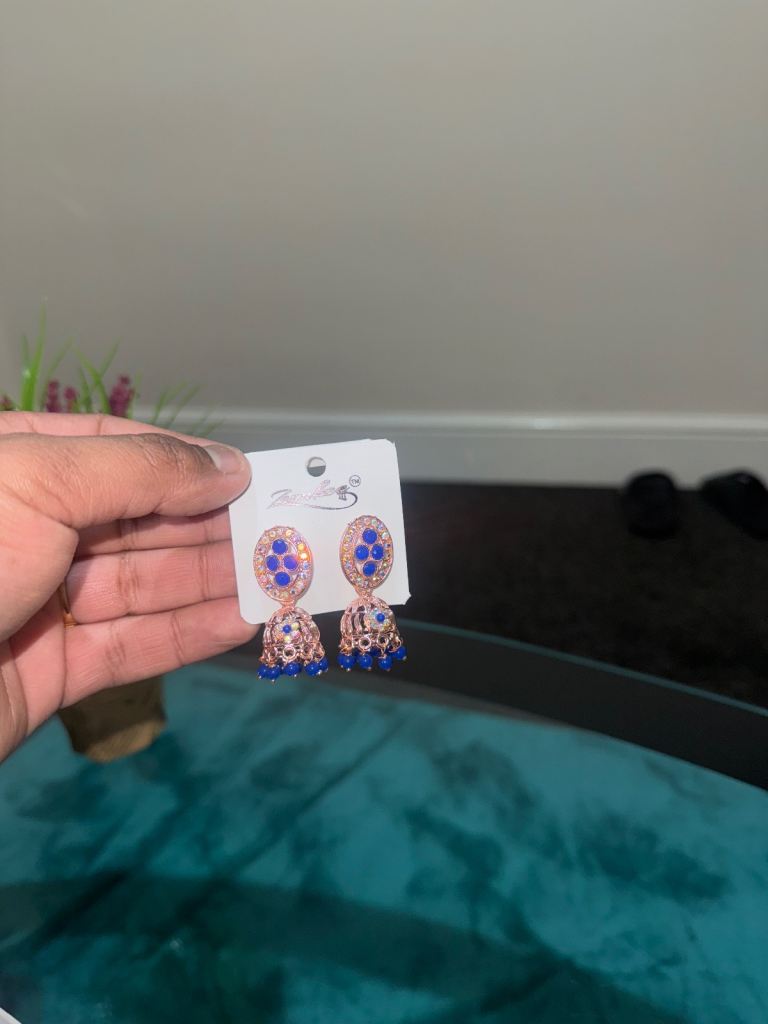 Earrings, studs, jhumke