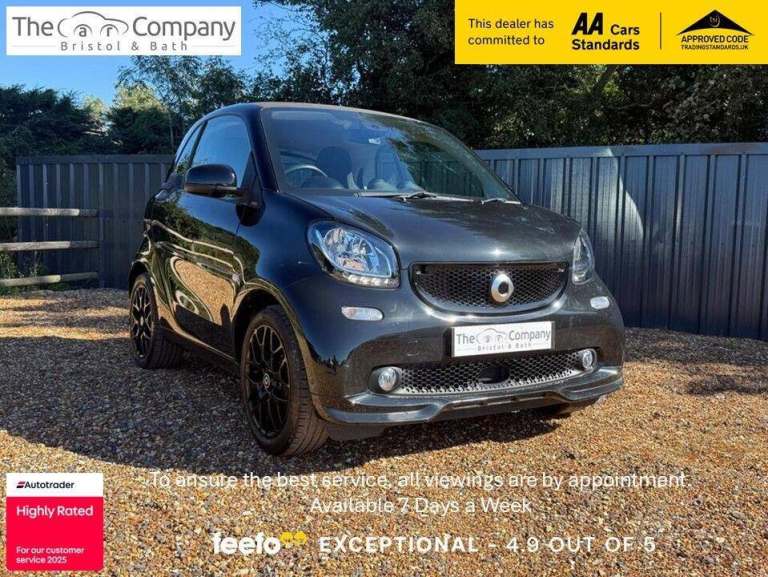 2019 smart fortwo 1.0 Urbanshadow Euro 6 (s/s) 2dr COUPE Petrol Manual