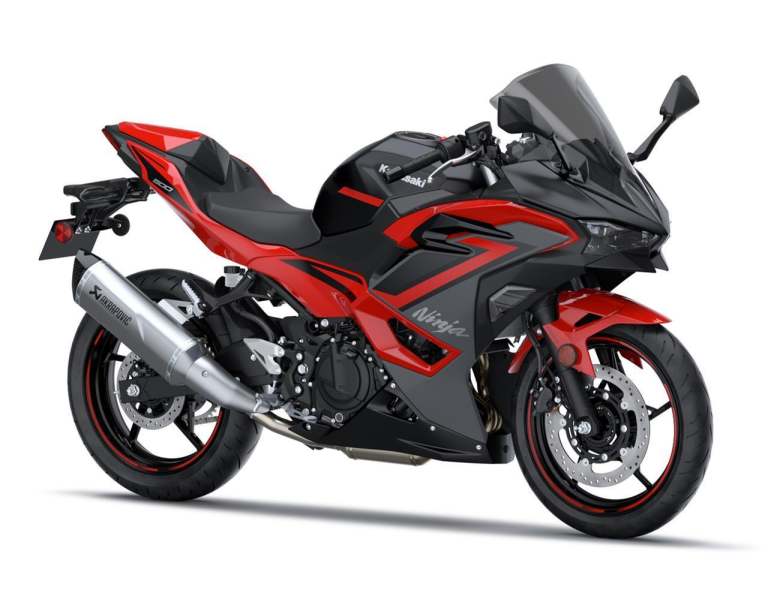 New 2025 Kawasaki Motorcycle Ninja 500 SE Performance SAVE £500 Red Black Green