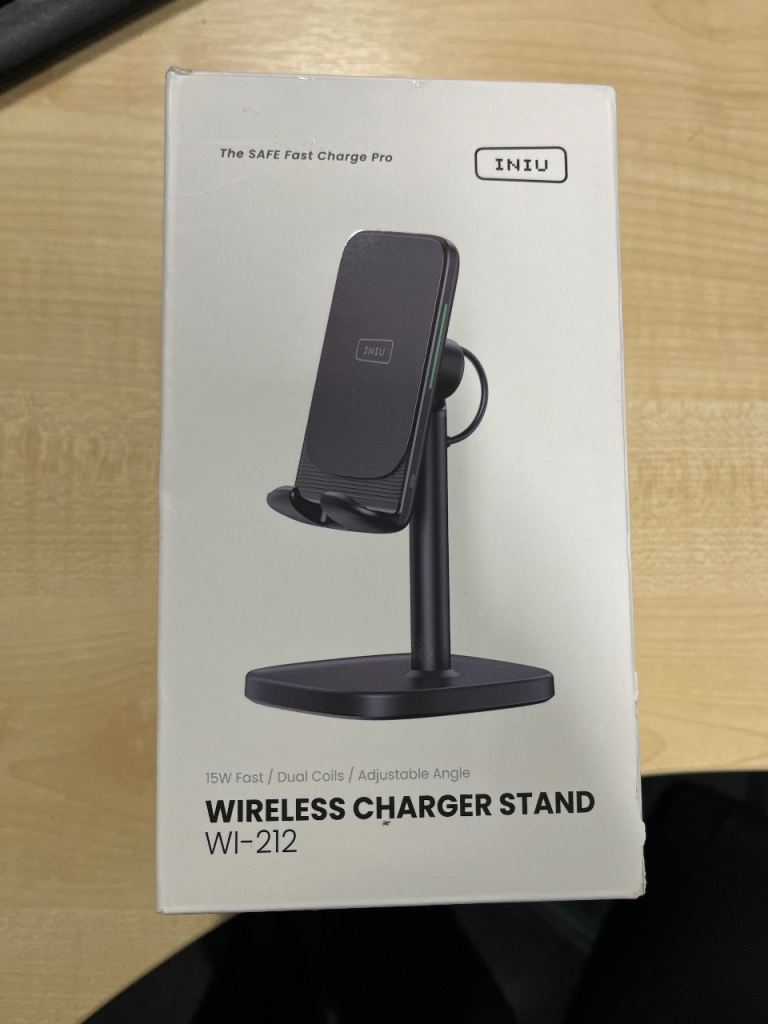 Wireless phone charger stand 