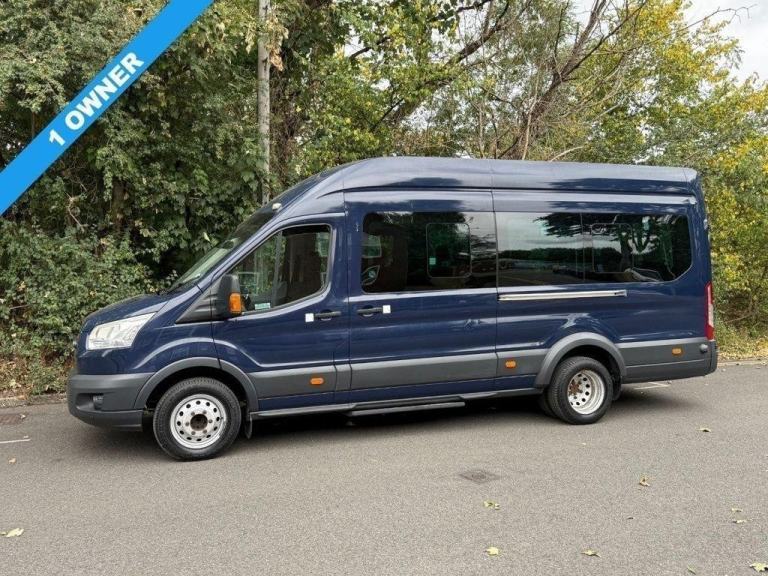 2016 16 FORD TRANSIT 2.2 TDCI 460 125BHP HDT TREND L4 H3 18 SEATER XLWB JUMBO MI